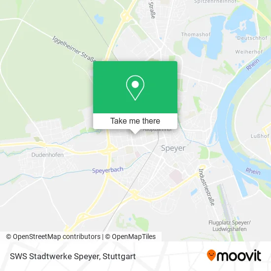 Карта SWS Stadtwerke Speyer