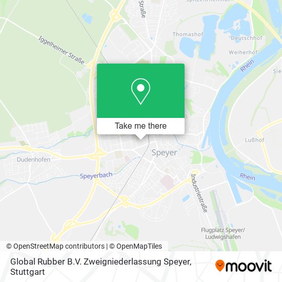 Global Rubber B.V. Zweigniederlassung Speyer map