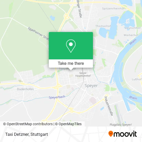 Карта Taxi Detzner