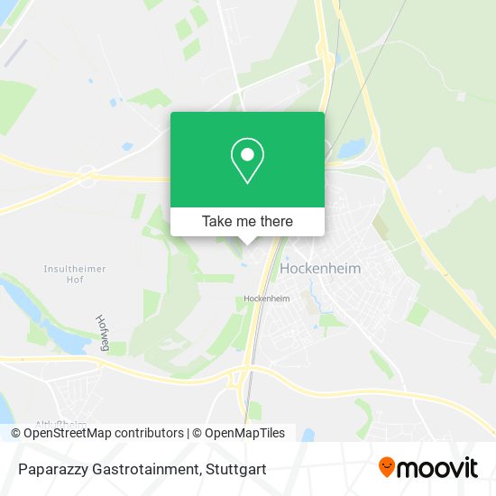 Paparazzy Gastrotainment map