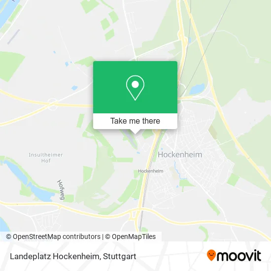 Карта Landeplatz Hockenheim