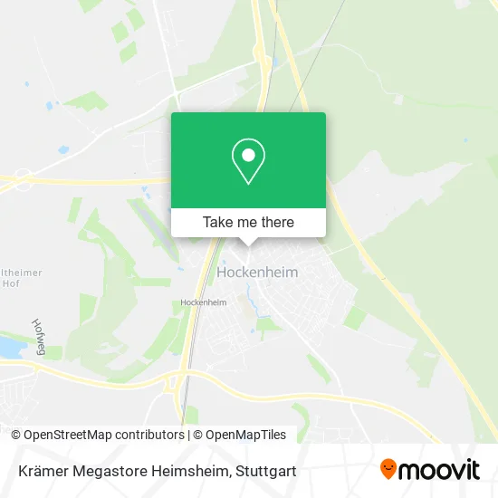 Карта Krämer Megastore Heimsheim