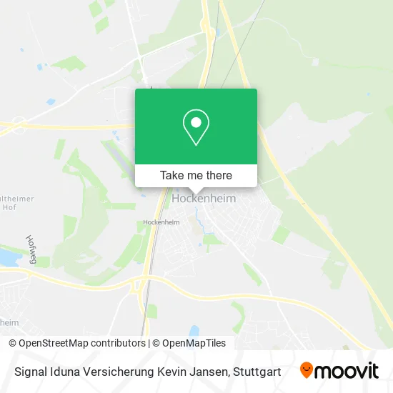 Карта Signal Iduna Versicherung Kevin Jansen