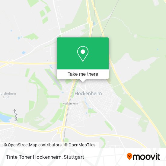 Tinte Toner Hockenheim map