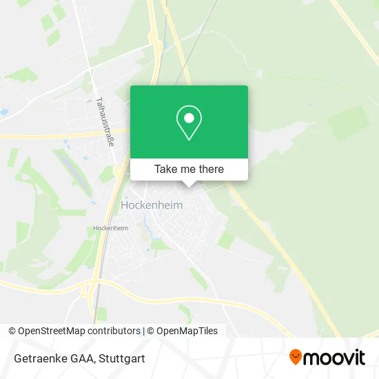 Карта Getraenke GAA