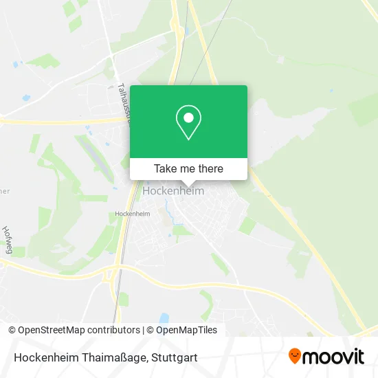 Карта Hockenheim Thaimaßage