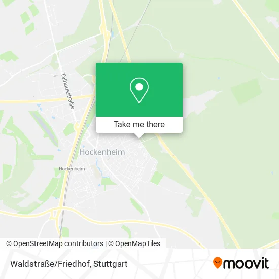 Карта Waldstraße/Friedhof