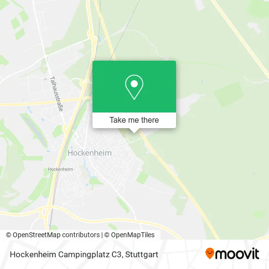 Карта Hockenheim Campingplatz C3