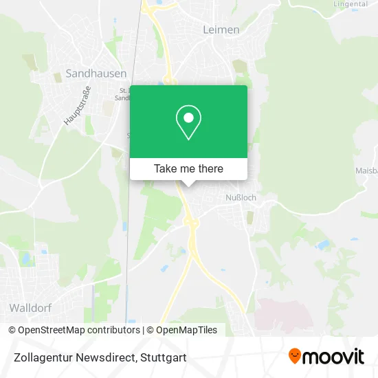 Карта Zollagentur Newsdirect