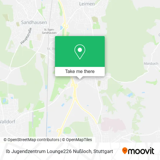 Карта Ib Jugendzentrum Lounge226 Nußloch
