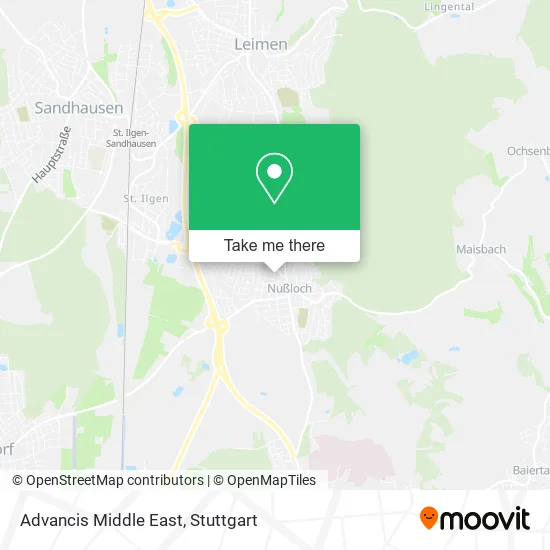 Карта Advancis Middle East