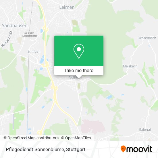 Pflegedienst Sonnenblume map