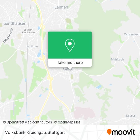 Volksbank Kraichgau map