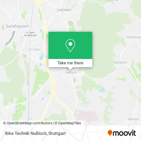 Карта Bike Technik Nußloch
