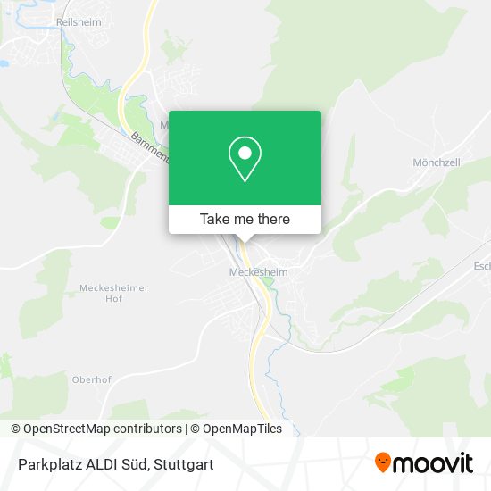 Parkplatz ALDI Süd map