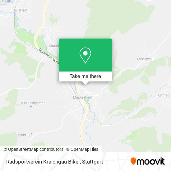 Radsportverein Kraichgau Biker map