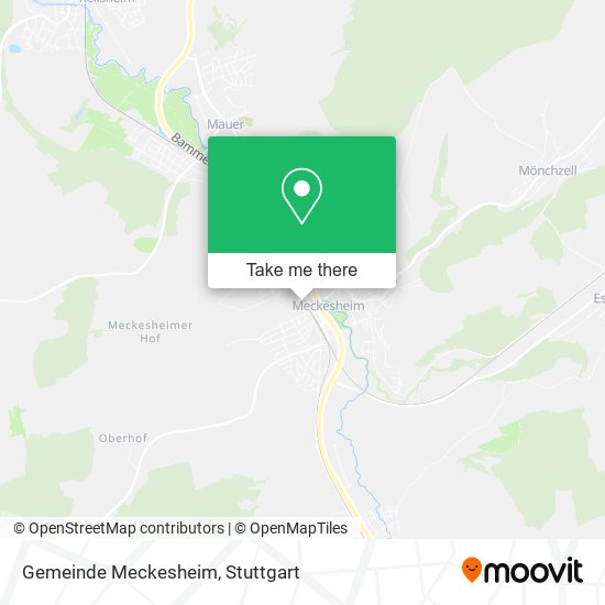 Gemeinde Meckesheim map