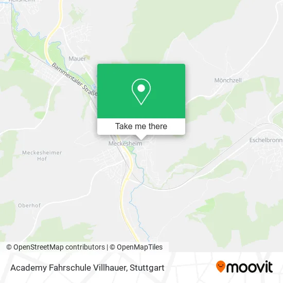 Academy Fahrschule Villhauer map