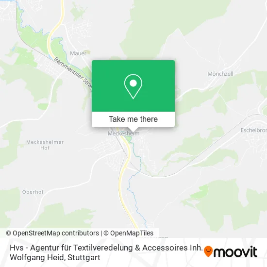 Карта Hvs - Agentur für Textilveredelung & Accessoires Inh. Wolfgang Heid