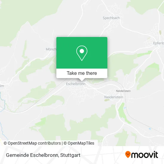 Карта Gemeinde Eschelbronn