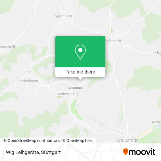 Wlg Leihgeräte map