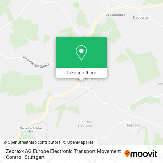 Zebraxx AG Europe Electronic Transport Movement Control map