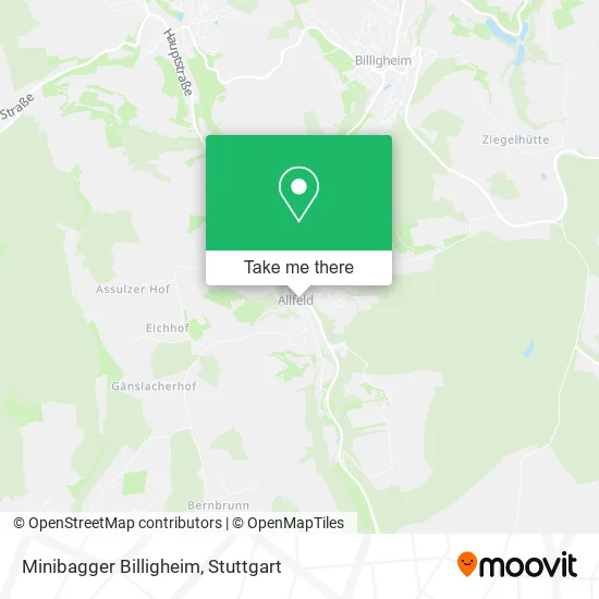 Карта Minibagger Billigheim