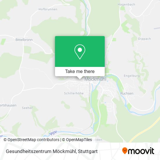 Gesundheitszentrum Möckmühl map