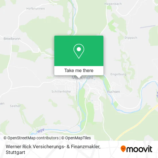 Карта Werner Rick Versicherungs- & Finanzmakler