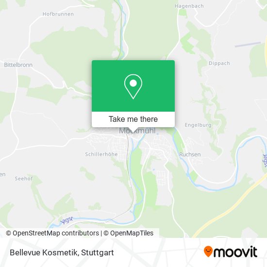 Bellevue Kosmetik map