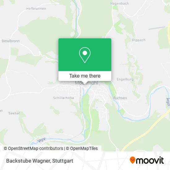 Карта Backstube Wagner