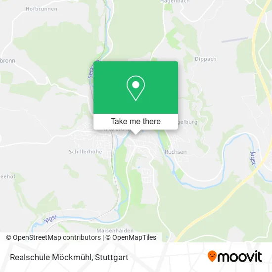 Карта Realschule Möckmühl