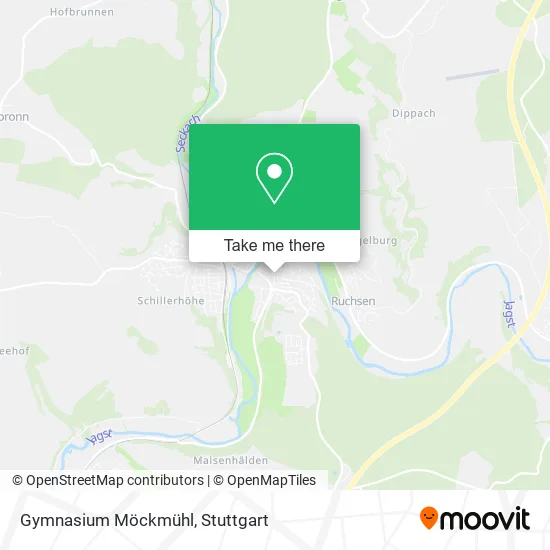 Gymnasium Möckmühl map