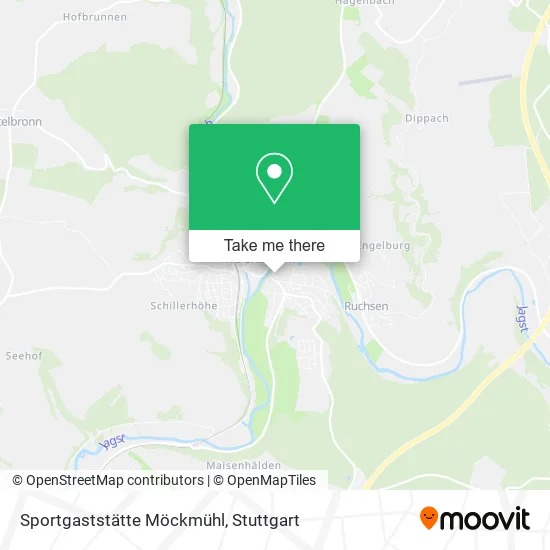 Карта Sportgaststätte Möckmühl