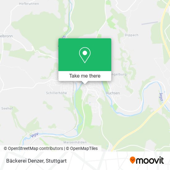 Bäckerei Denzer map