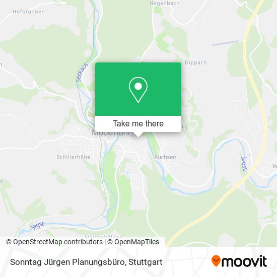 Sonntag Jürgen Planungsbüro map