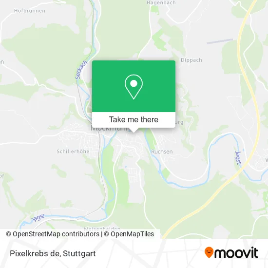 Pixelkrebs de map