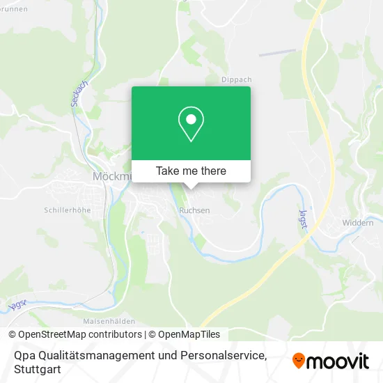 Карта Qpa Qualitätsmanagement und Personalservice