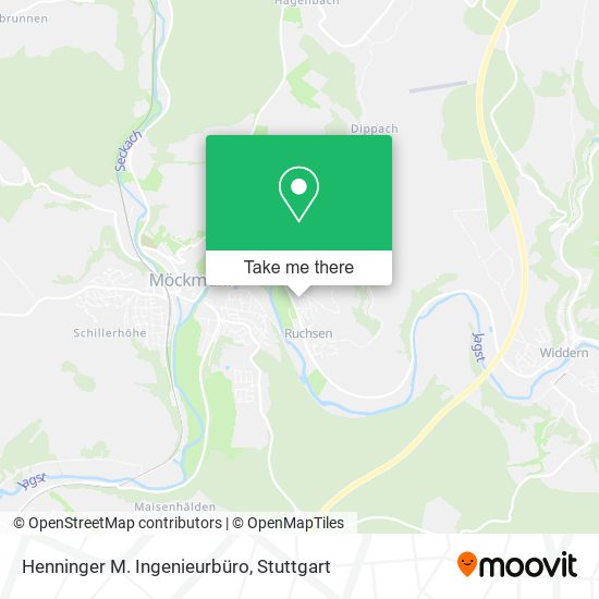 Henninger M. Ingenieurbüro map