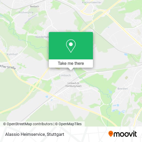 Alassio Heimservice map