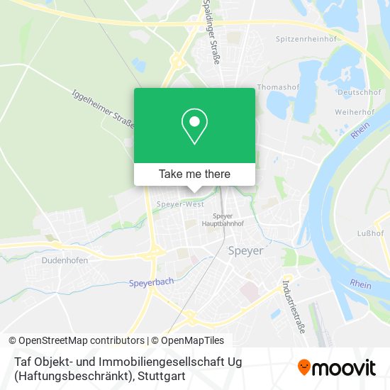 Taf Objekt- und Immobiliengesellschaft Ug (Haftungsbeschränkt) map