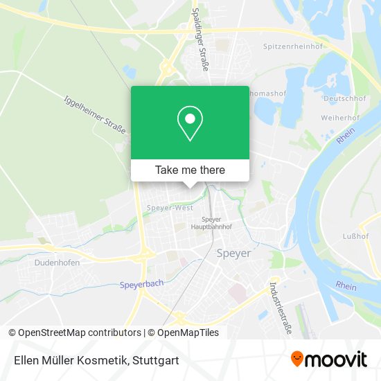 Ellen Müller Kosmetik map