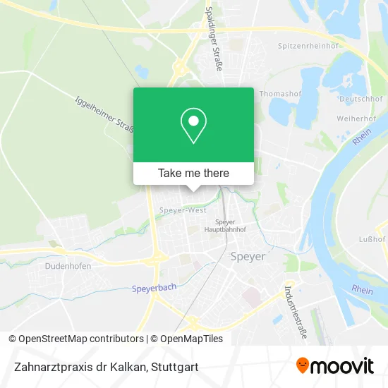 Карта Zahnarztpraxis dr Kalkan