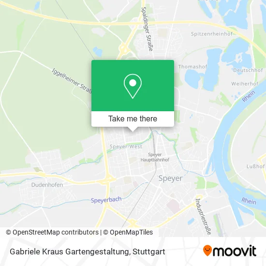 Карта Gabriele Kraus Gartengestaltung