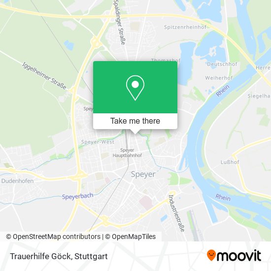 Trauerhilfe Göck map