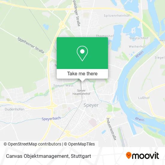 Карта Canvas Objektmanagement
