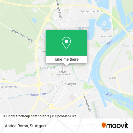 Карта Antica Roma