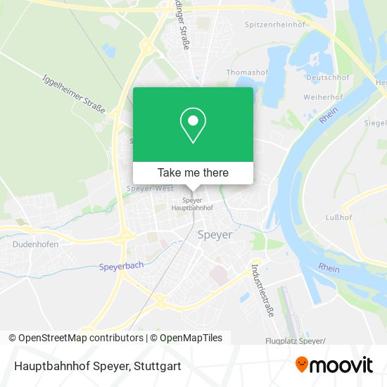 Hauptbahnhof Speyer map