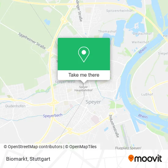 Карта Biomarkt
