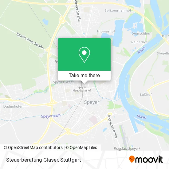 Карта Steuerberatung Glaser